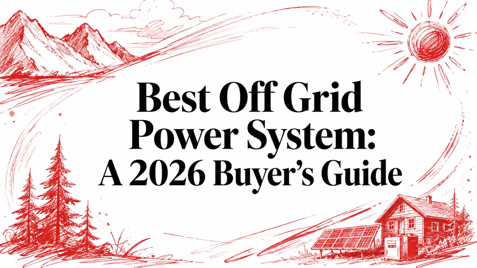 Best Off Grid Power System: A 2026 Buyer's Guide
