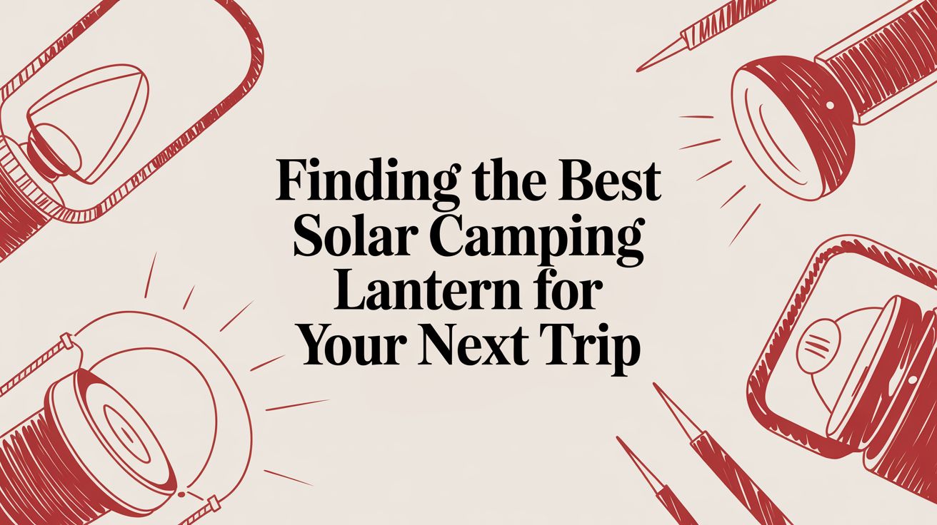 Finding the Best Solar Camping Lantern for Your Next Trip