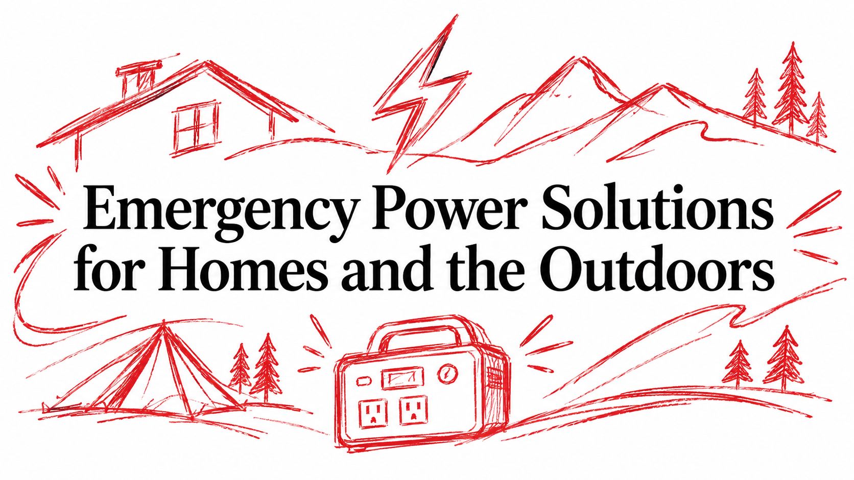 Emergency Power Solutions for Homes and the Outdoors