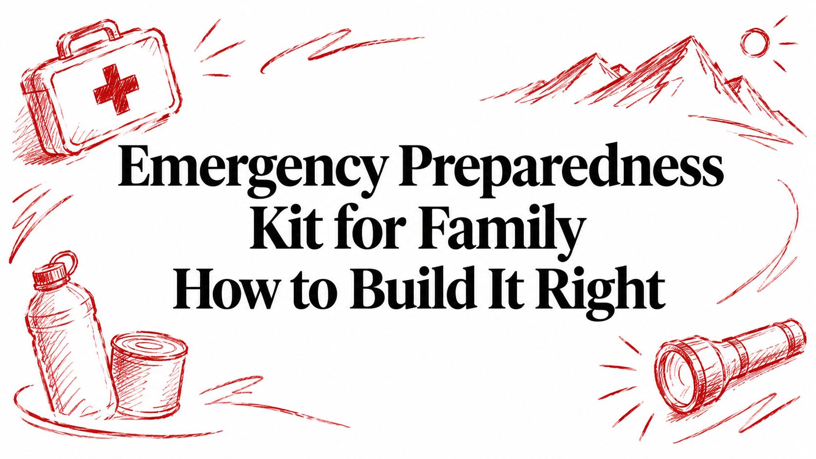 Emergency Preparedness Kit for Family How to Build It Right