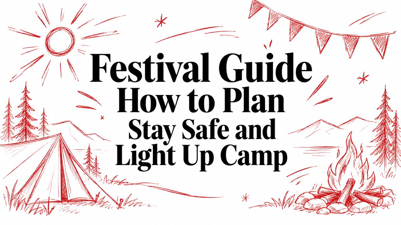 Festival Guide How to Plan Stay Safe and Light Up Camp