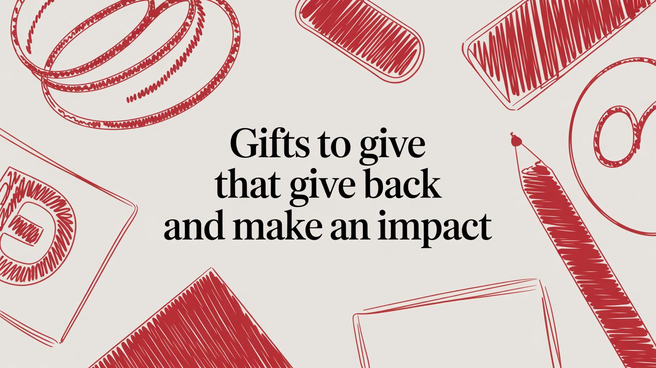 Gifts to Give That Give Back and Make an Impact