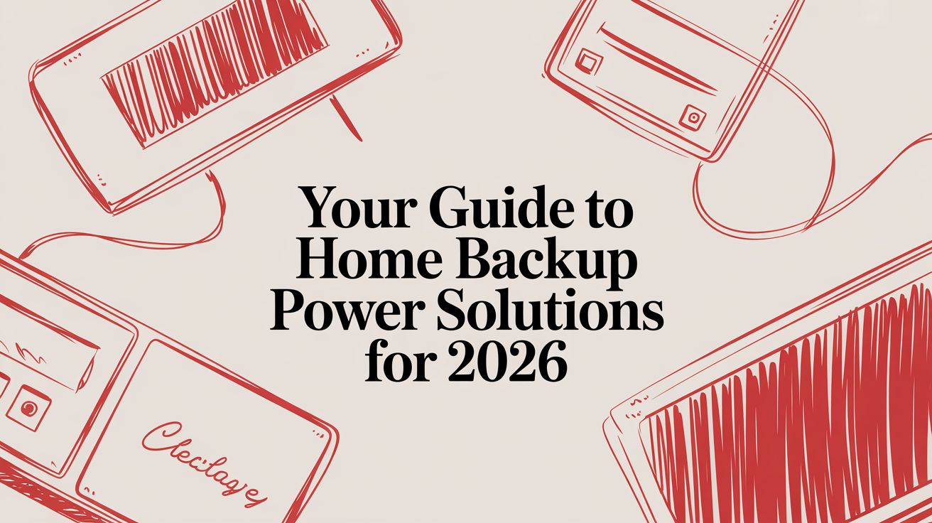 Your Guide to Home Backup Power Solutions for 2026