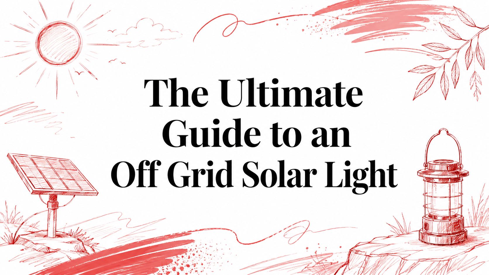 The Ultimate Guide to an Off Grid Solar Light