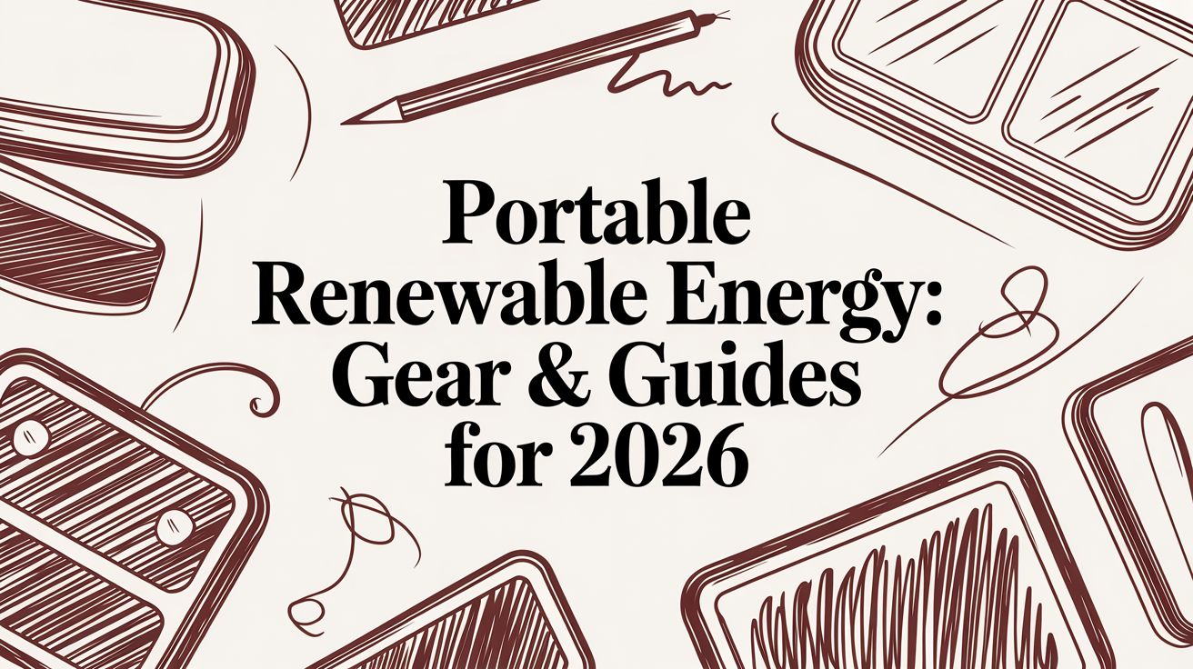 Portable Renewable Energy: Gear & Guides for 2026