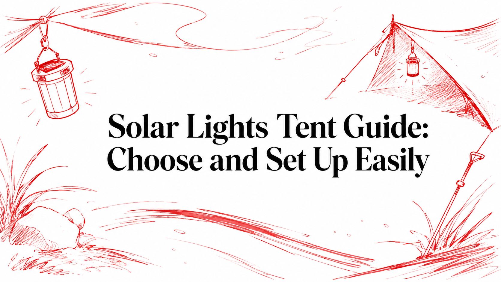 Solar Lights Tent Guide: Choose and Set Up Easily