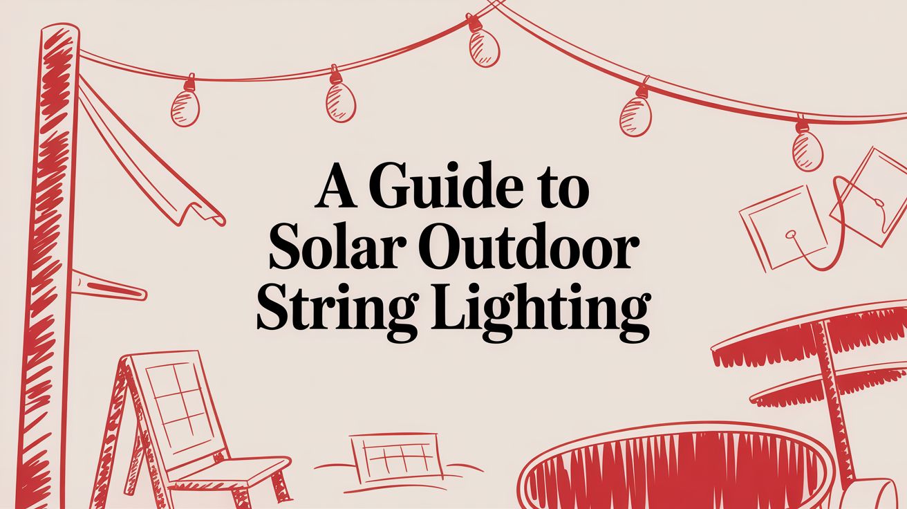 A Guide to Solar Outdoor String Lighting