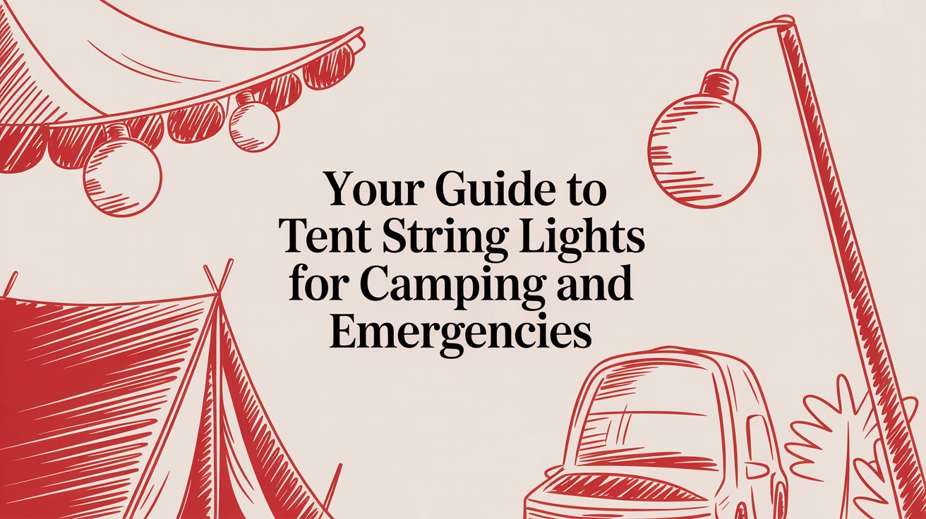 Your Guide to Tent String Lights for Camping and Emergencies