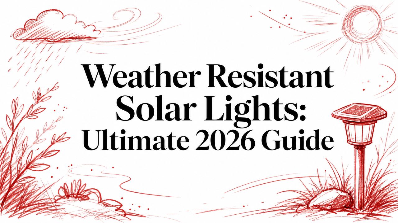 Weather Resistant Solar Lights: Ultimate 2026 Guide
