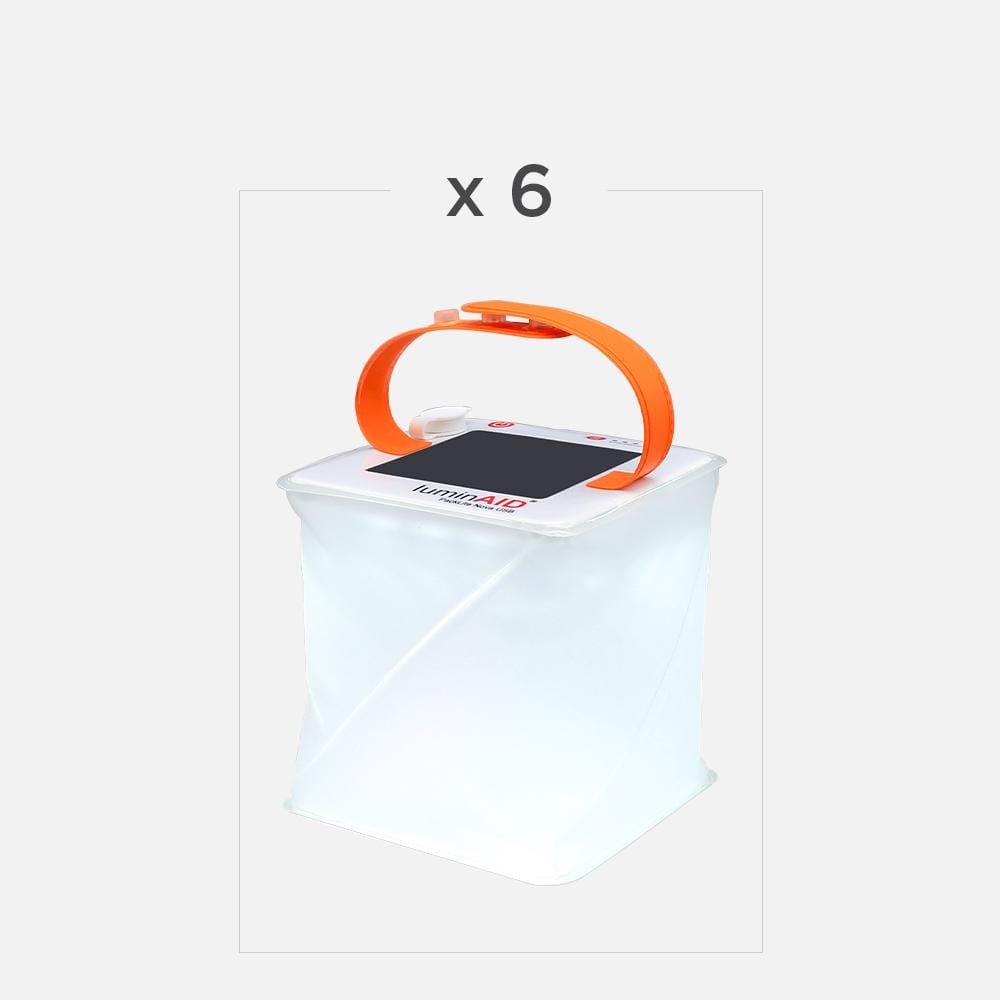 Bundle includes 6 Packlite nova USB lanterns.