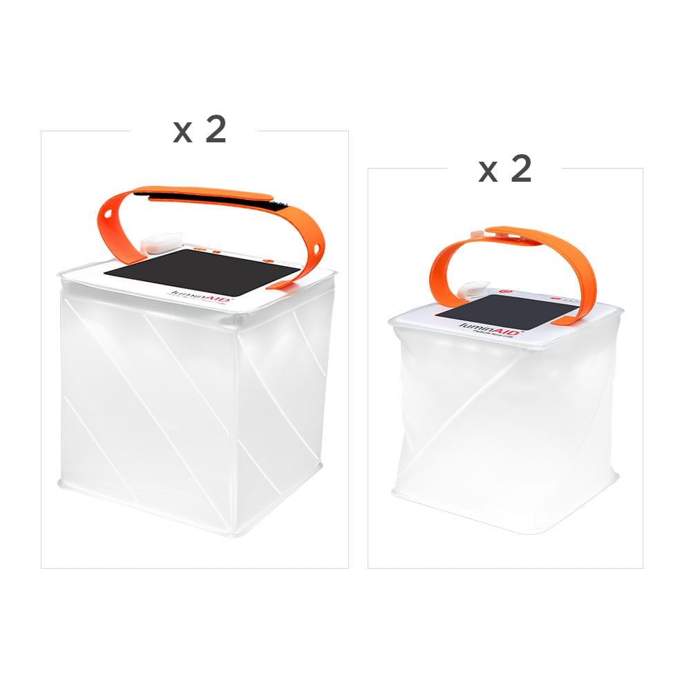 Bundle includes 2 Titan power lanterns, and 2 nova lanterns.