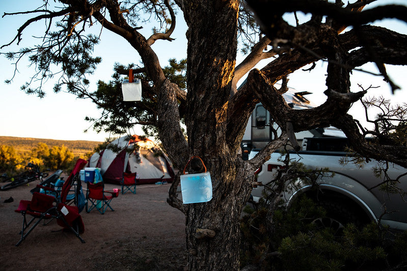 LuminAIDs on a campsite. Photographer: Kati Whelan