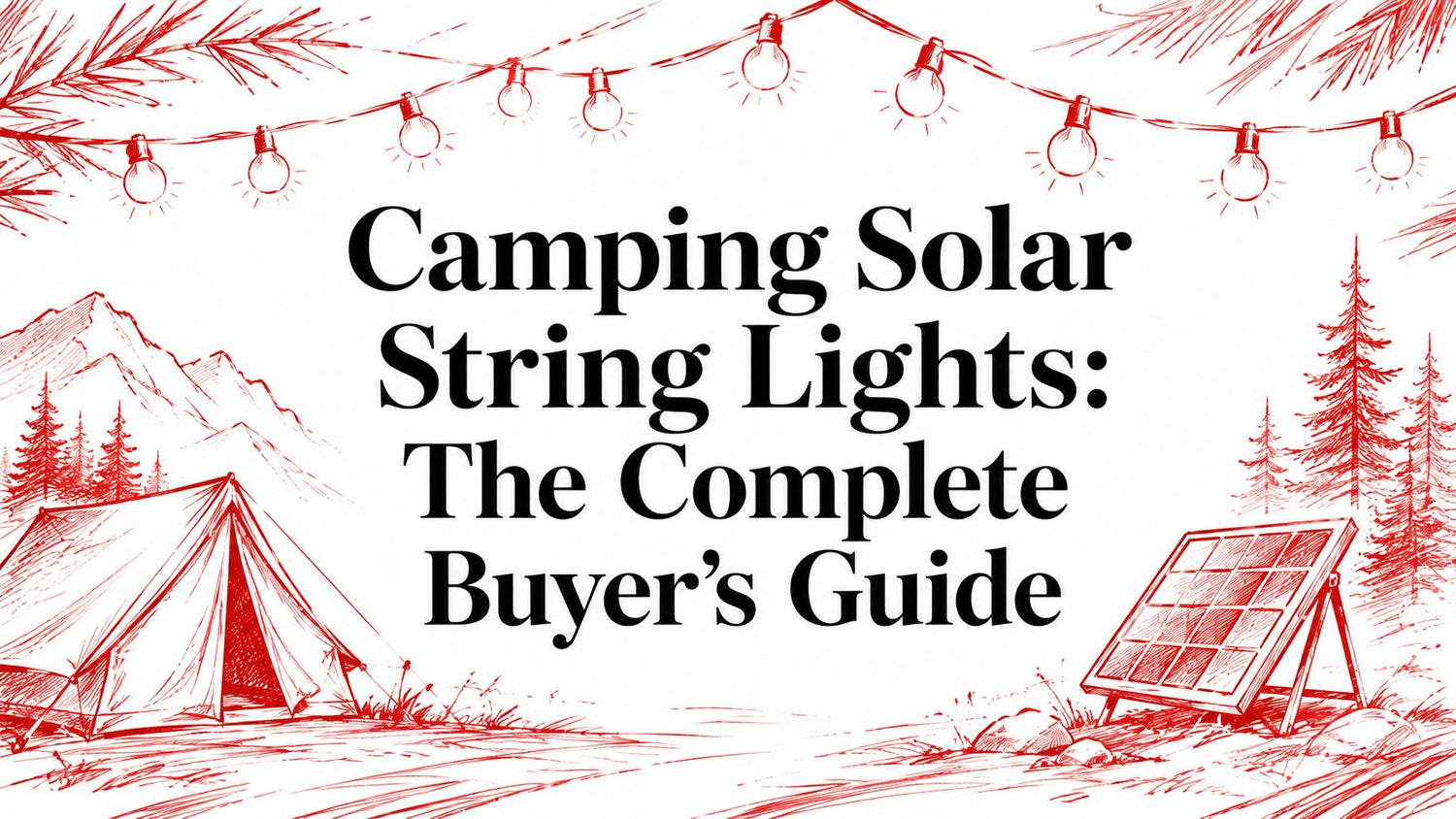 Camping Solar String Lights: The Complete Buyer's Guide
