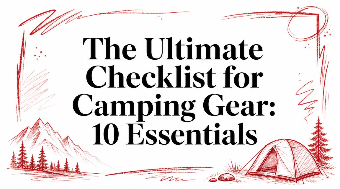 The Ultimate Checklist for Camping Gear: 10 Essentials
