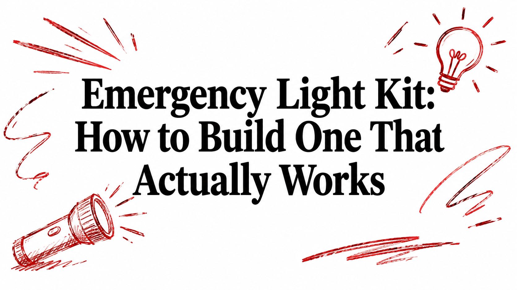 Emergency Light Kit: How to Build One That Actually Works