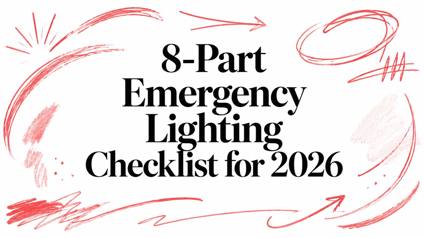 8-Part Emergency Lighting Checklist for 2026