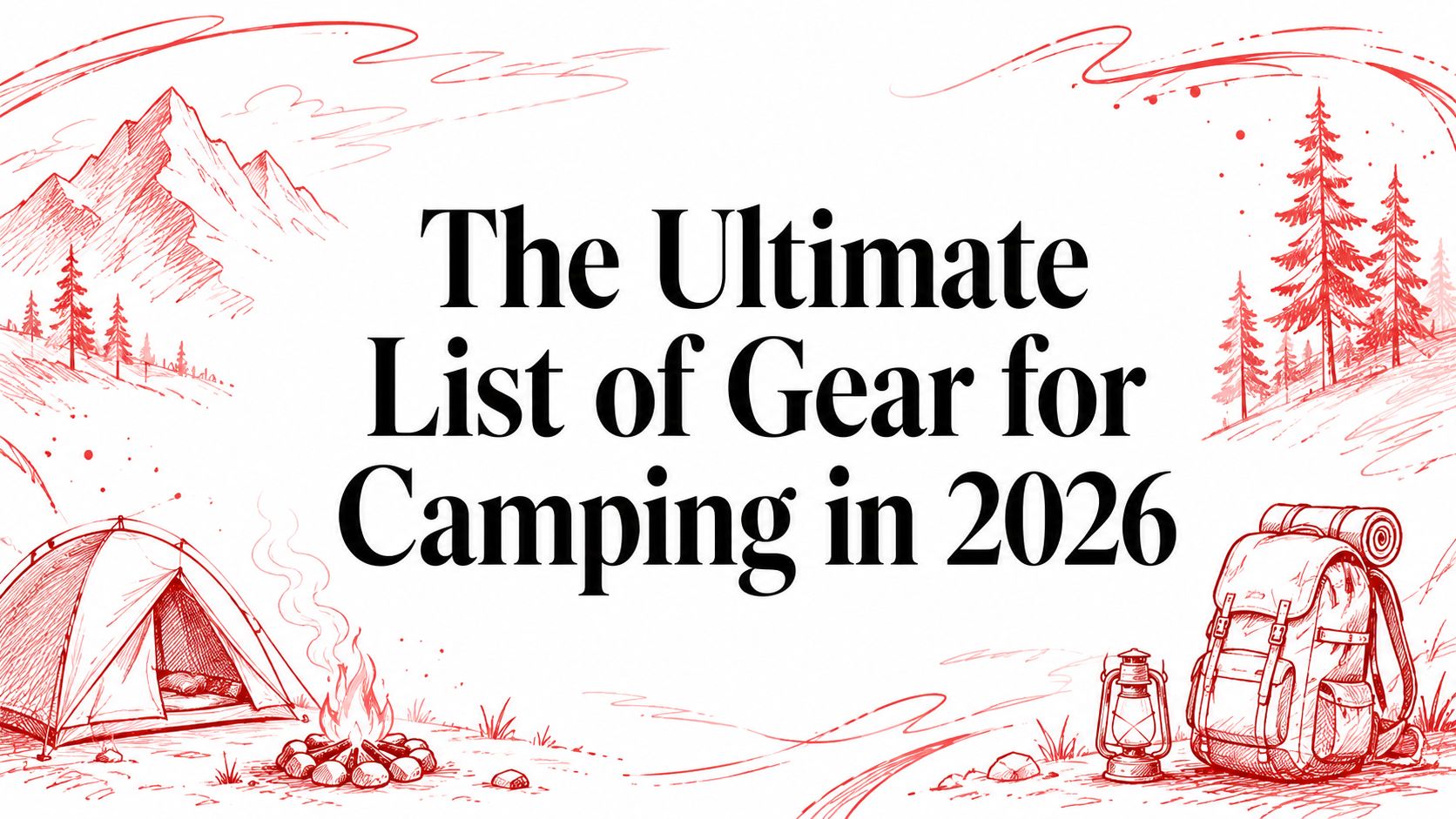 The Ultimate List of Gear for Camping in 2026