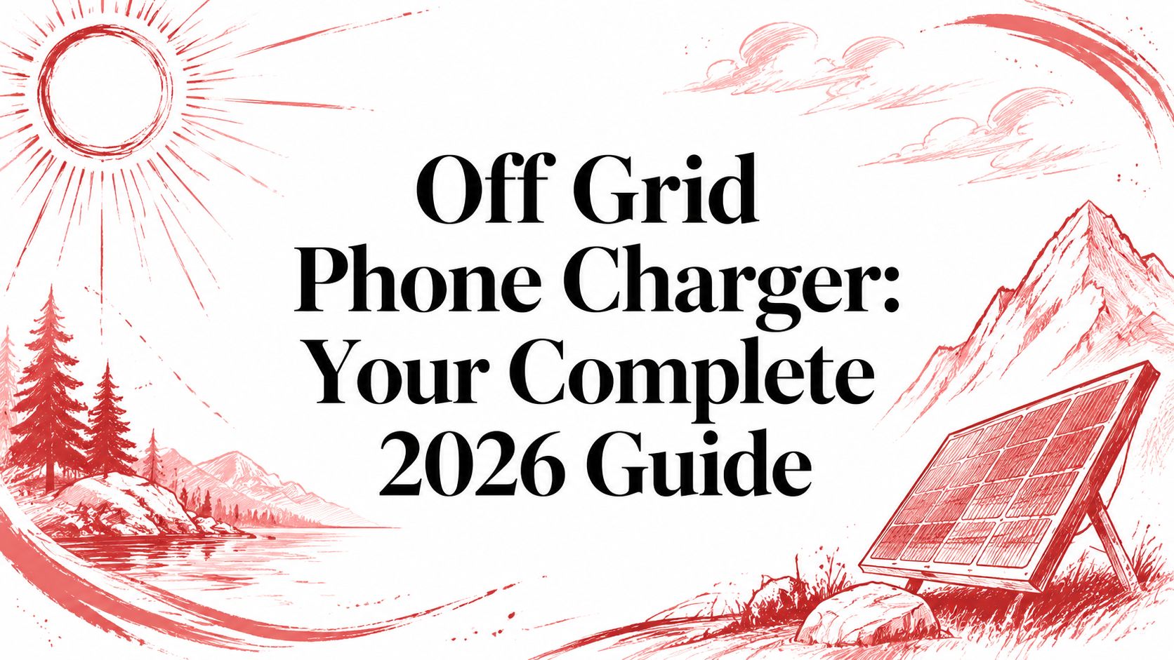 Off Grid Phone Charger: Your Complete 2026 Guide
