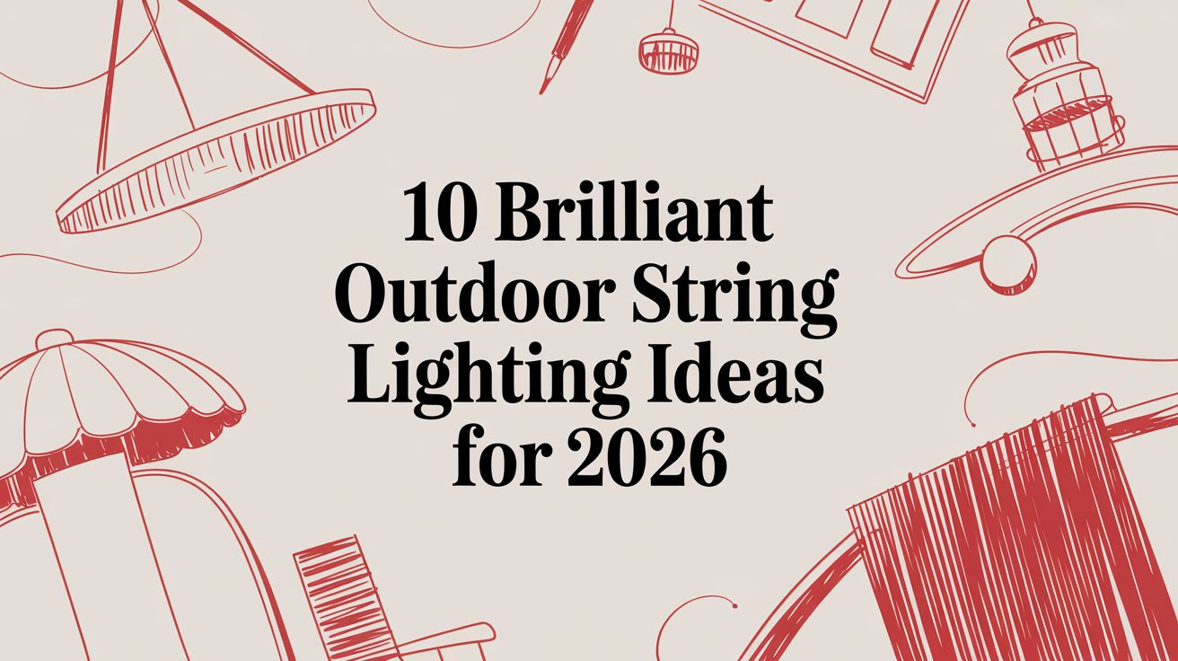 10 Brilliant Outdoor String Lighting Ideas for 2026