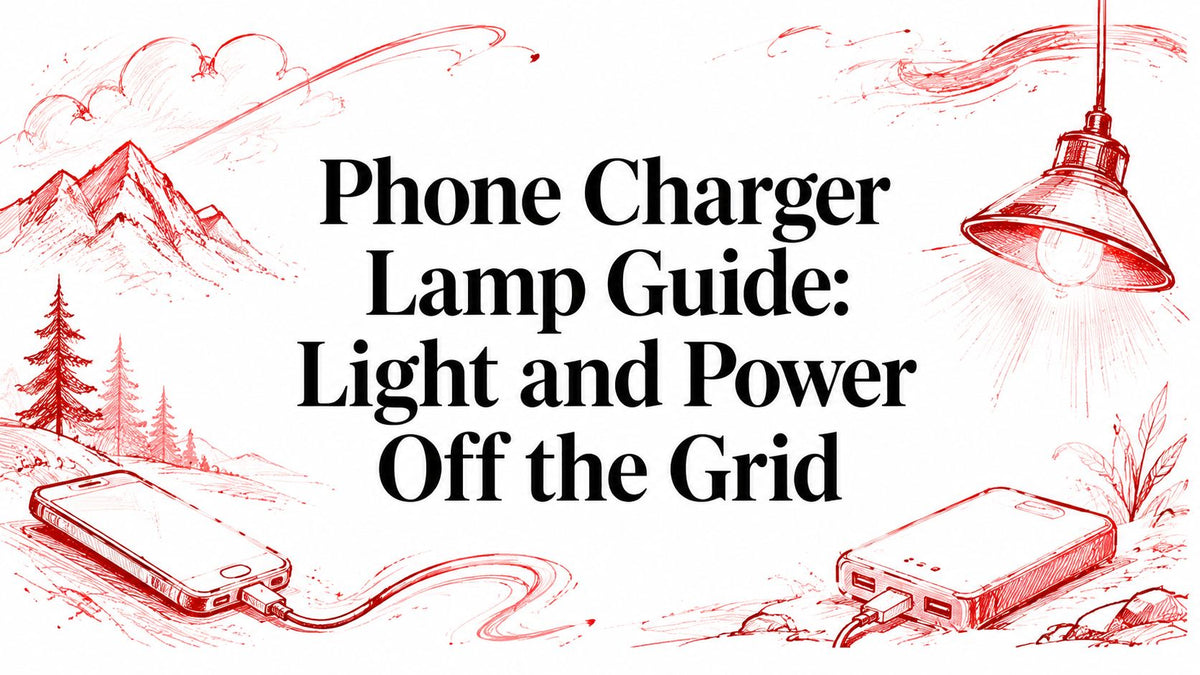 Phone Charger Lamp Guide: Light and Power Off the Grid