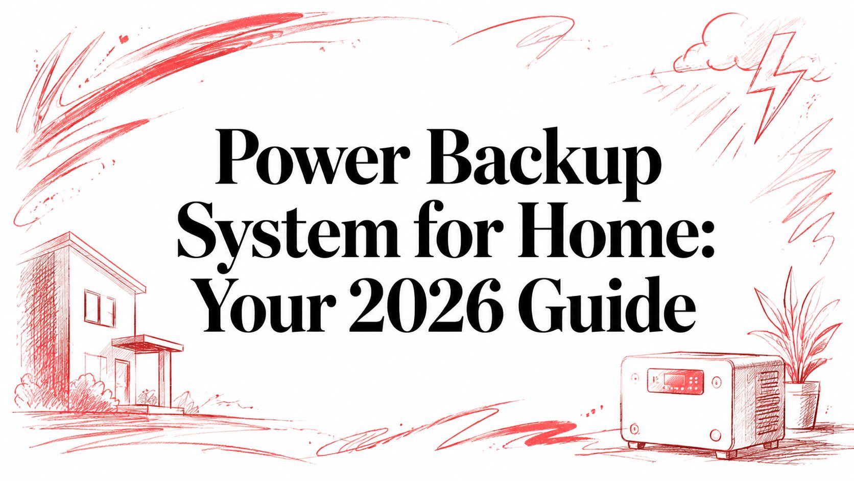 Power Backup System for Home: Your 2026 Guide