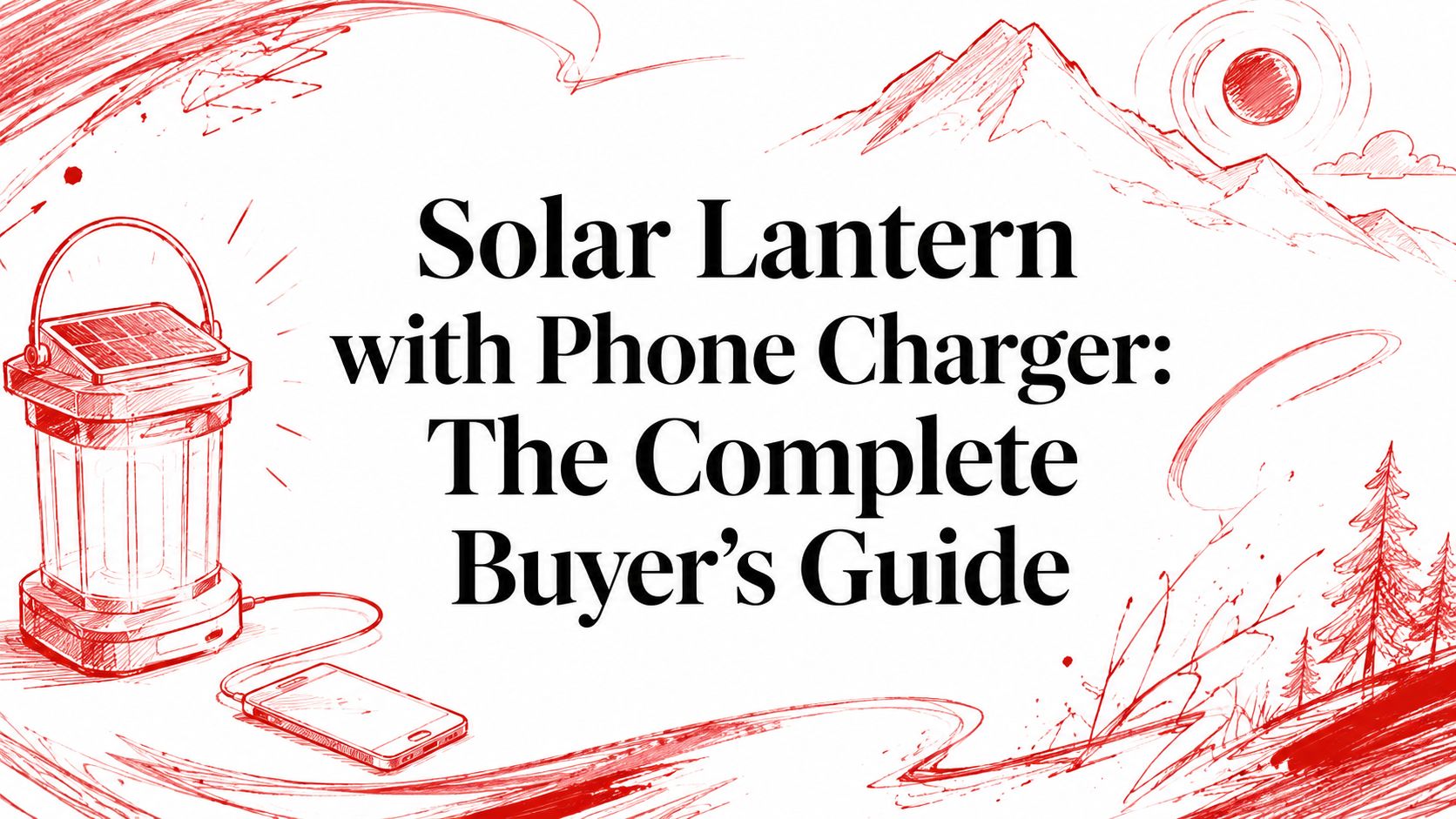 Solar Lantern with Phone Charger: The Complete Buyer's Guide
