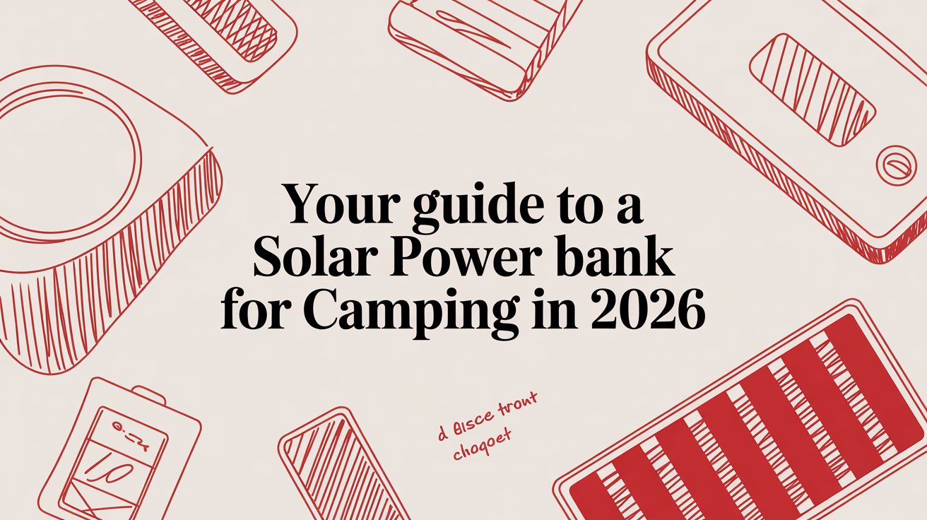 Your Guide to a Solar Power Bank for Camping in 2026