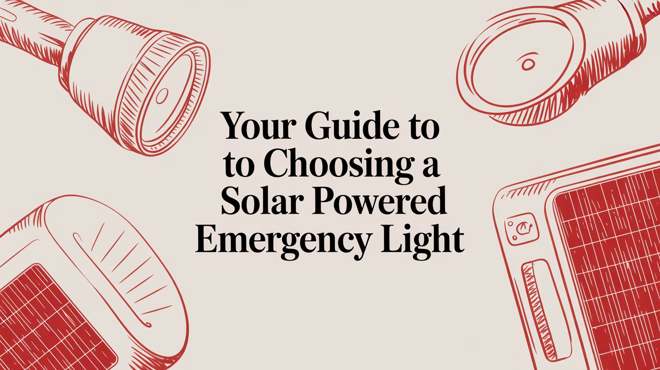 Your Guide to Choosing a Solar Powered Emergency Light