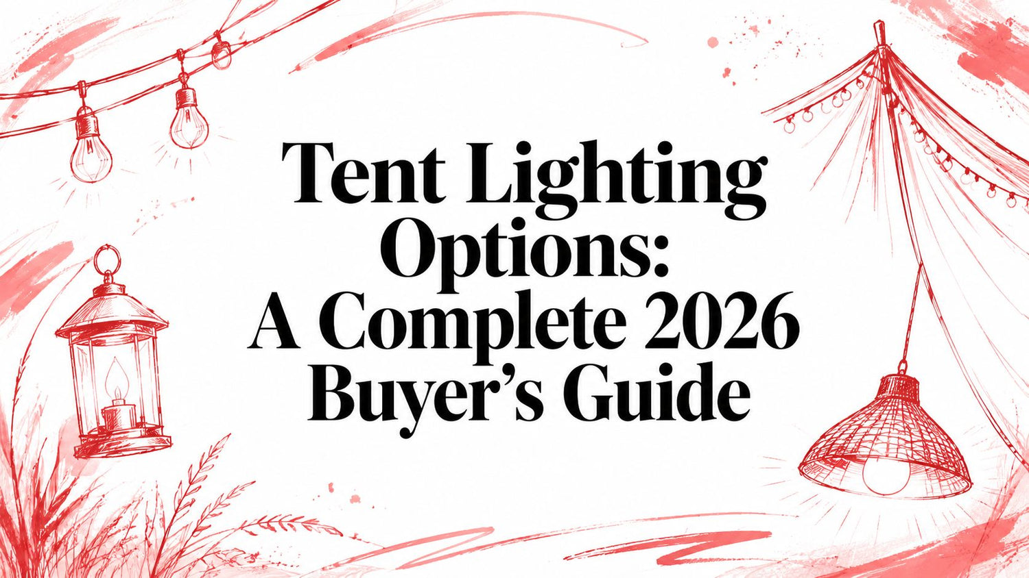 Tent Lighting Options: A Complete 2026 Buyer's Guide