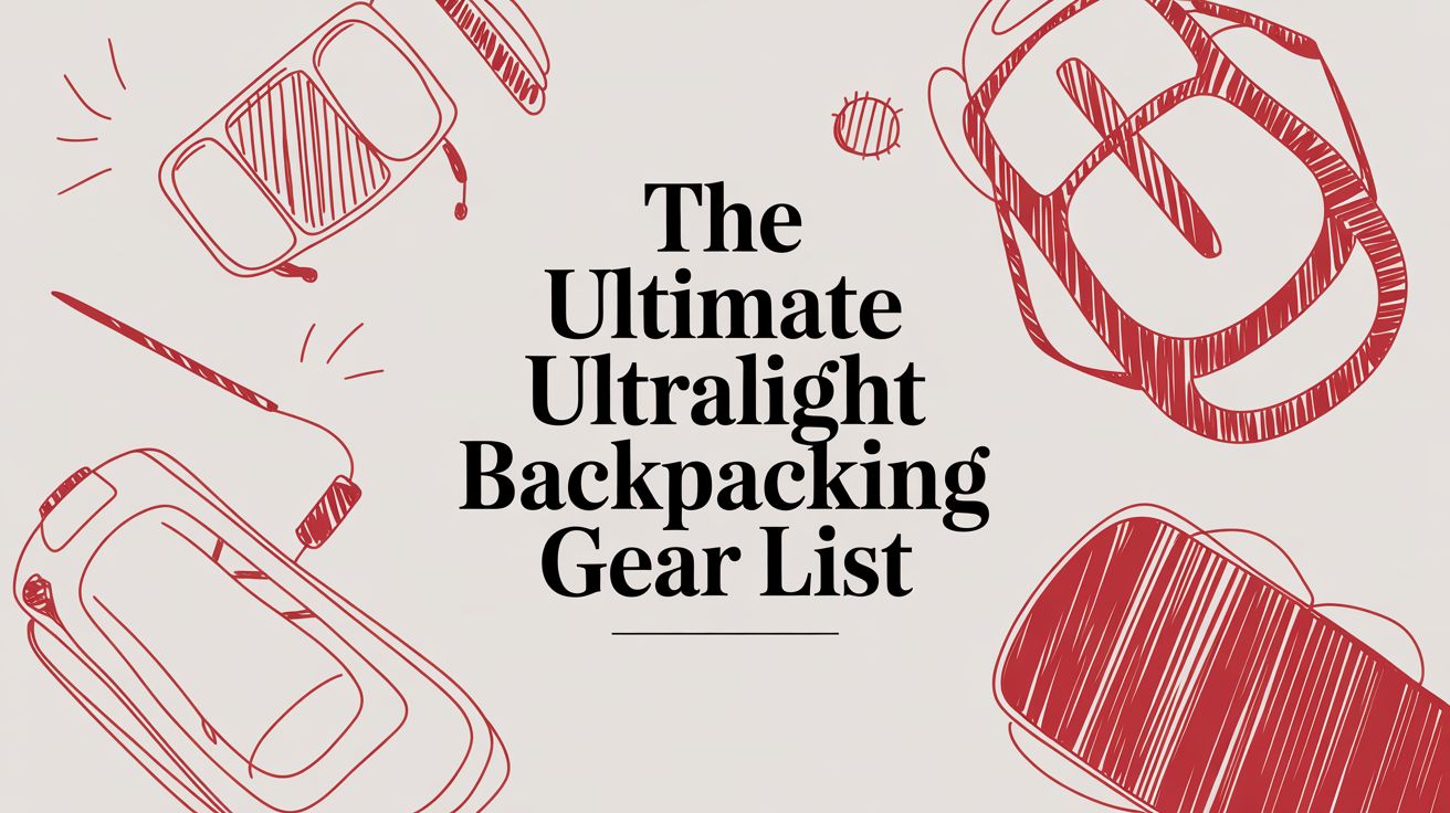 The Ultimate Ultralight Backpacking Gear List