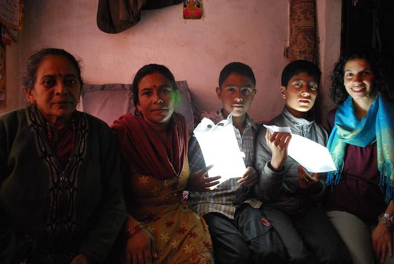 Give Light Nepal Provides Lights for Earthquake Relief