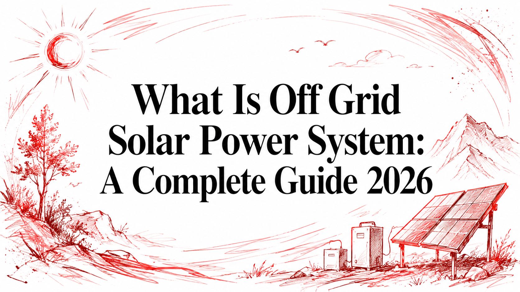 What Is Off Grid Solar Power System: A Complete Guide 2026