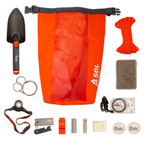 Detailed components of Camp Ready Survival Kit