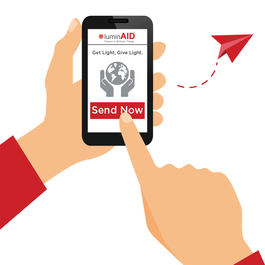 Give the gift of light by clicking the send button.