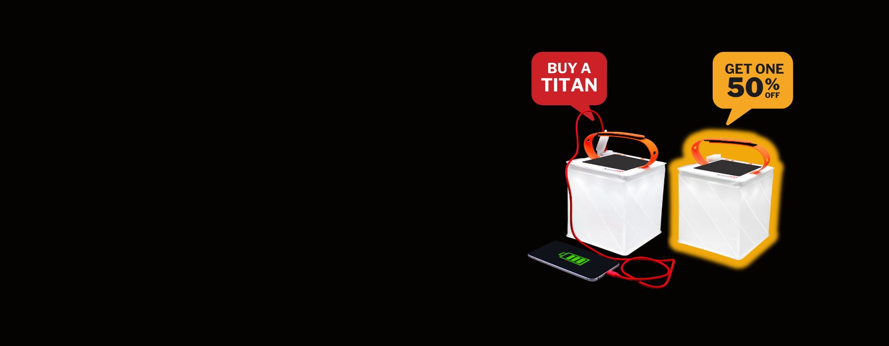 Buy a Titan, Get One 50% Off