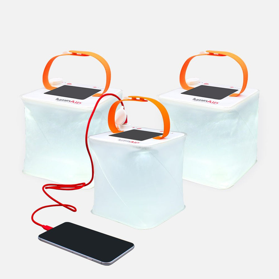 LuminAID Solar Lanterns and Solar 2-in-1 Phone Chargers