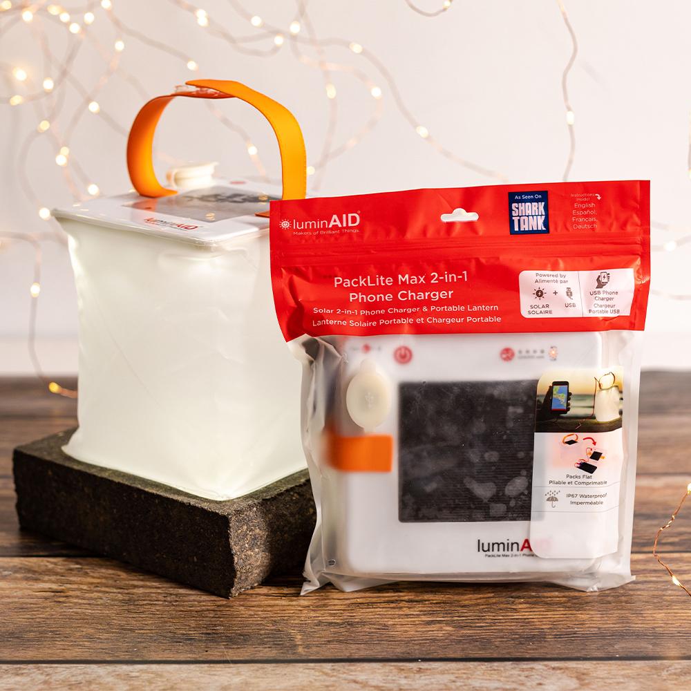 LuminAID Power Lanterns: 2-in-1 Phone Chargers for Camping and