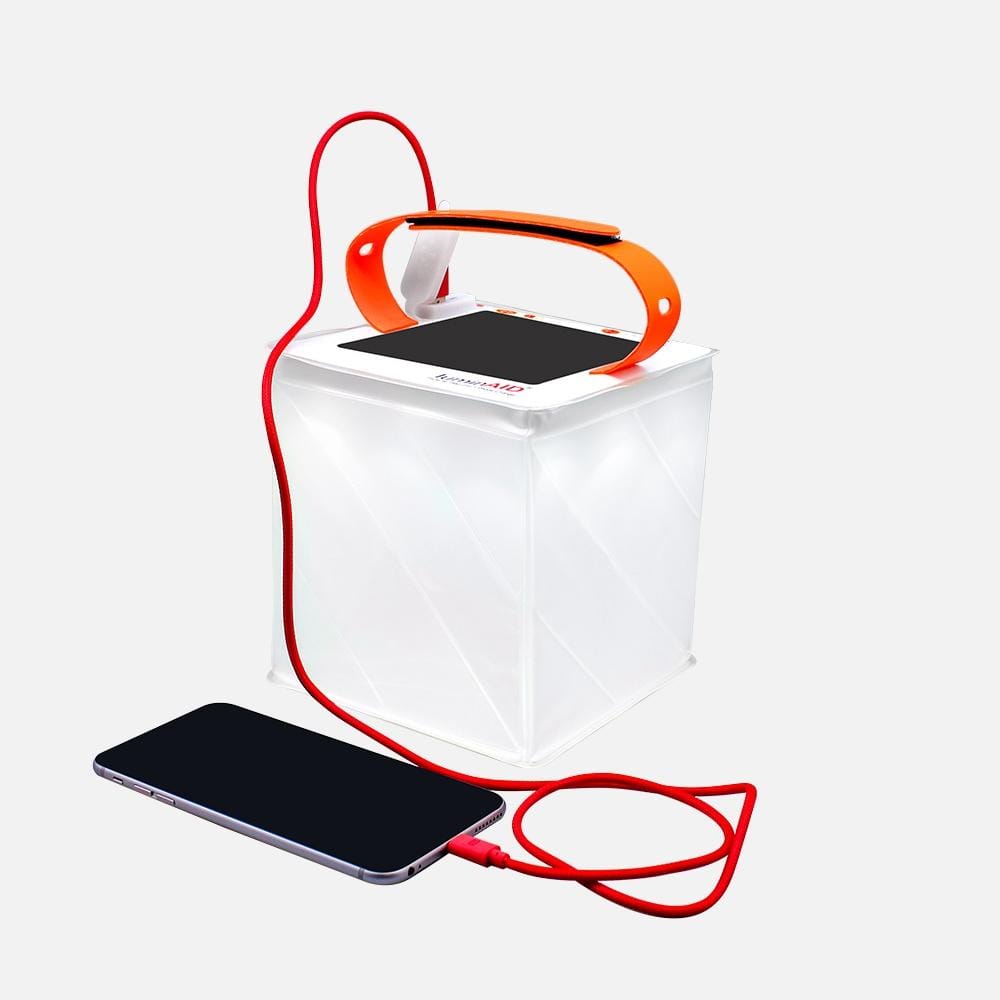 Titan 2-in-1 Lantern charging a phone